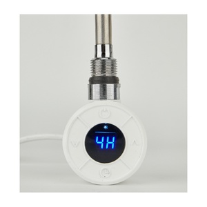 Yeni lansmanı akıllı LCD ekran banyo radyatör 220V su ısıtma havlu askısı temel havlu isıtıcı aksesuarları - Product Image 2