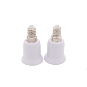 E14 Để E27 Adapter Đèn Ổ Cắm Chuyển Đổi Cơ Sở Có Thể Điều Chỉnh Pbt Chất Liệu Đèn Chủ Ánh Sáng Bóng Đèn - Product Image 2