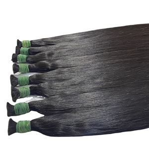 Extensions de cheveux humains vierges vietnamiens bruts, lisses comme des baguettes, provenant d'un seul donneur, en lots, brillance naturelle, qualité supérieure de luxe - Product Image 4