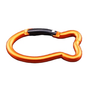 Mosquetón de Aluminio Ligero con Forma de Pez y Logotipo Personalizado, Clip de Resorte para Llavero, Ideal para Regalos Promocionales - Product Image 4
