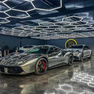 SUEZ garagem iluminação luzes carwash alta leveza venda fábrica garagem hexagonal LED luz personalizada - Product Image 4