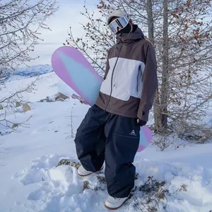 Vestes de ski d'hiver pour homme et <span class=keywords><strong>femme</strong></span>, nouvelles vestes de sport imperméables et chaudes pour la neige, vêtements de snowboard, manteaux de ski - Product Image 2