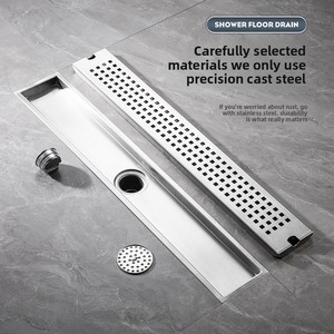 YOTO Griglia Quadrata per <span class=keywords><strong>Scarico</strong></span> a Pavimento in Acciaio Inox, <span class=keywords><strong>Scarico</strong></span> a Pavimento Deodorante Esteso, <span class=keywords><strong>Scarico</strong></span> Doccia Antiodore - Product Image 2