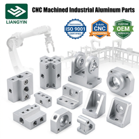 Fábrica LIANGYIN, Piezas de Mecanizado CNC Personalizadas Profesionales OEM, Disipador de Calor, Fresado, Perforación, Piezas de Perfil de Aluminio