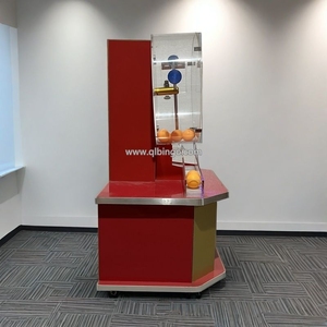 Máquina de <span class=keywords><strong>Bingo</strong></span> Portátil Roja de 50 Bolas para Fiestas, Promociones y Logotipo Personalizado Gratuito, Marca Qinlong - Product Image 5
