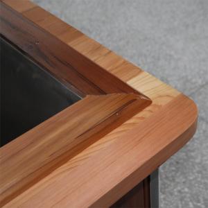 Großhandel Outdoor Kanadische Rotzeder Holz-Eisbadewanne mit Wasserkühler für Heim- oder Fitnessstudio-Nutzung - Product Image 5