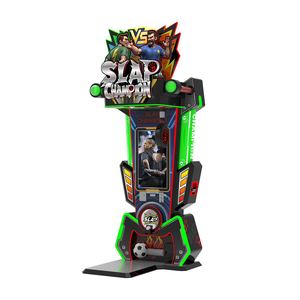 Machine d'arcade de boxe à monnayeur pour un joueur, divertissement interactif avec modes de jeu de frappe et de coup de pied, affichage sur écran - Product Image 1