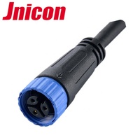 Connecteur étanche IP68 pour éclairage public, 2, 3, 4, 5 broches, M15, étanche à l'eau