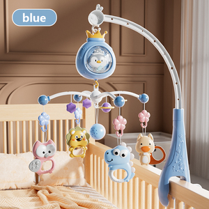 Móvil musical para cuna con proyección de luz, juguetes suaves multifuncionales para calmar el sueño del bebé - Product Image 6