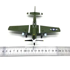 Modèle d'<span class=keywords><strong>avion</strong></span> de chasse P-51 Mustang de la Seconde Guerre mondiale à l'échelle 1/72, pour collection, cadeaux pour garçons. - Product Image 6