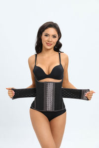 Ceinture amincissante respirante en latex taille plus colombienne Langqin avec logo personnalisé ODM, contrôle ferme, pour femme - Product Image 2