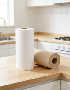 Rotolo di Carta Assorbente Monouso per Cucina, Panni Stampati TAD, Carta Multiuso per Pulizia a Secco e Umido, per Lavaggio Piatti - Product Image 1