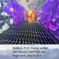 Écran de scène d'affichage à LED SMD de location pour extérieur Paquet de mur vidéo LED pour scène d'événement HD en variantes 500*500mm P2.6 P2.9 P3.91