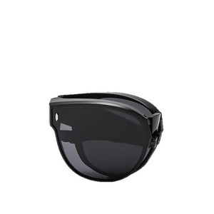 Lunettes de soleil polarisées pliables, monture rectangulaire, protection UV400, étui pour lunettes unisexe inclus - Product Image 5
