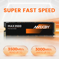 MAXBY M1 1TB NVMe PCIe 3.0 X4 SSD 3500MB/s Baca 3000MB/s Tulis untuk Peningkatan PC Tingkat Pemula