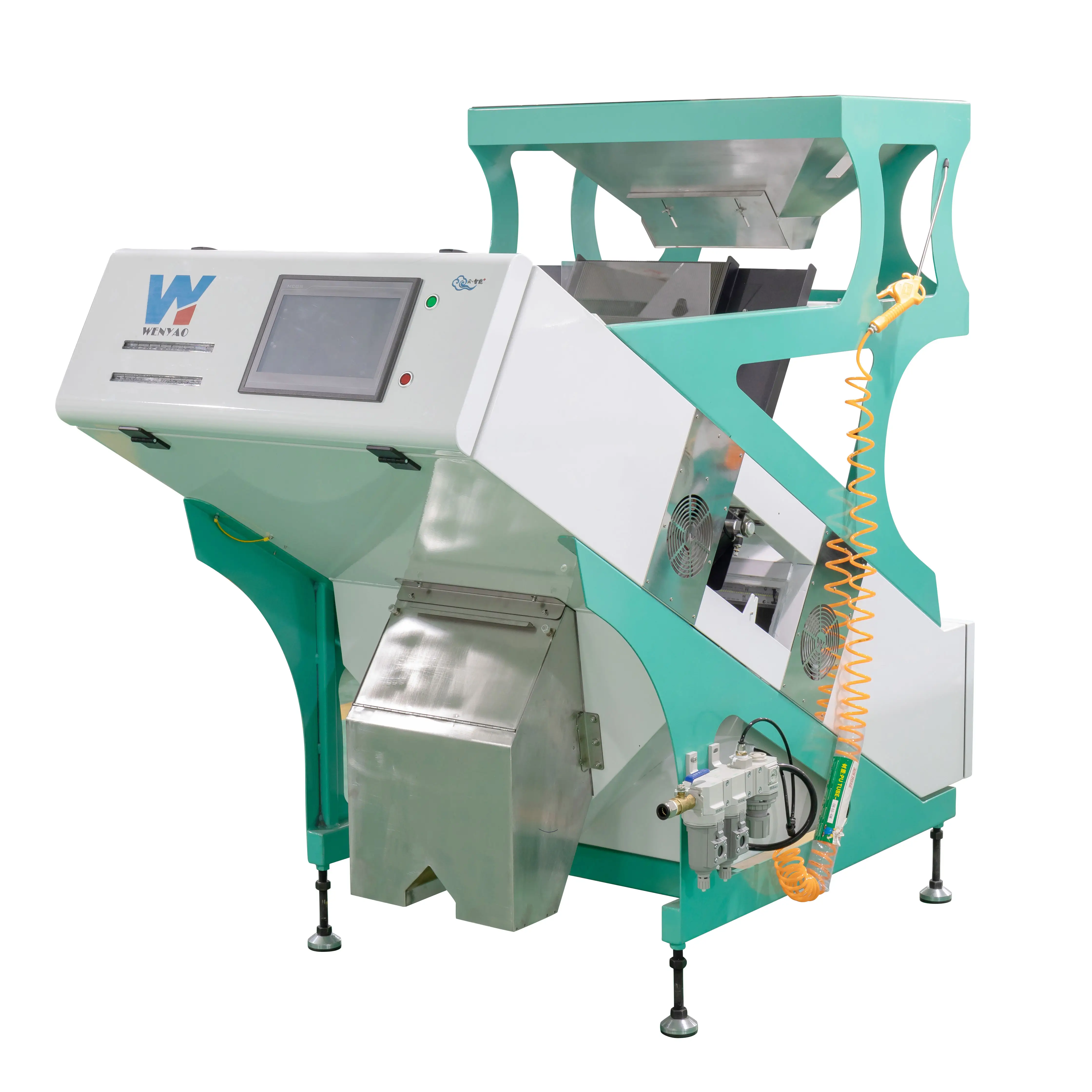 Olive Optical Grain Sorter เครื่องการประมวลผลเครื่อง Olive Mini สี Sorter Olive เครื่อง