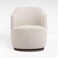 Fauteuil individuel design nordique, moderne, pour salon, hall d'hôtel, réception, fauteuil de loisirs, confortable, durable, livraison rapide