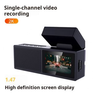 0713FX Custom 12MP 2K Mini for Cam Single Lens Starlight Night Vision Car <b>Camera</b> WiFi DVR 24h Parking Monitor Universal Black - Product Image 3