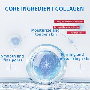 Masque facial en argile nettoyant en profondeur LOUG avec logo personnalisé, à l'acide hyaluronique et au collagène, pour une peau éclatante et rebondie - Product Image 4
