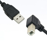 Câble de charge et de données USB-A vers USB-B 2.0 plaqué or, blindage tressé en cuivre pur, pour imprimante, appareil photo, ordinateur