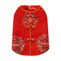 Vêtements pour animaux de compagnie à deux pattes, style chinois, pour chien et chat, pour mariages, fêtes et Nouvel An, tenue Hanfu pour Teddy Bichon, Printemps/Été/Automne, Hebei A22