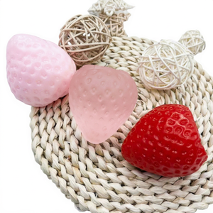 Pelota Antiestrés de Silicona con Forma de Oso Fresa, Ecológica, Promocional, de Venta Caliente, Juguete Blandito de Gelatina para Apretar - Product Image 1