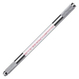 Pluma de microblading de acero inoxidable de doble punta para tatuaje manual de cejas, herramienta manual para PMU - Product Image 5