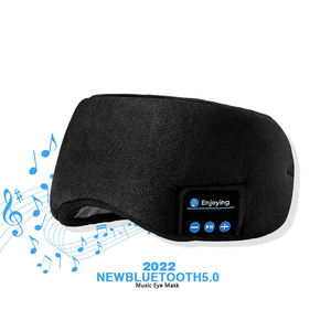 Masque de sommeil musical 2026, masque pour les yeux relaxant, lavable, avec microphone Bluetooth 5.0, écouteurs pour dormir, bandeau de sommeil - Product Image 2