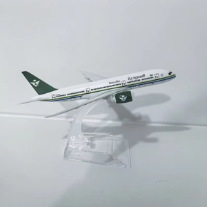 Modelo de Avión de Metal Fundido a Presión de 16 cm de Saudi <span class=keywords><strong>Arabian</strong></span> <span class=keywords><strong>Airlines</strong></span> Boeing 787-10 para Exhibición, Suministro de Fábrica - Product Image 3