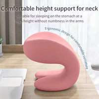 Support de nuque et lombaire respirant et lavable pour la sieste, repose-tête ergonomique pour bureau, confort et soulagement de la pression, mousse à mémoire de forme