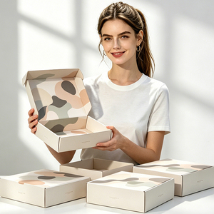 Cajas de Envío para <span class=keywords><strong>Tampones</strong></span> con Logotipo Personalizado, Cajas de Cartón Corrugado Reciclables y Ecológicas con Cierre Magnético, Diseño Impreso de Alta Gama - Product Image 1