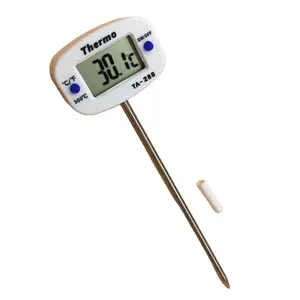 Termômetro digital de leitura instantânea ta288 pinos, termômetro digital de bolso, óleo, leite, café, ensaio de água, termômetro de cozinha digital