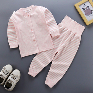 Pantaloni di <span class=keywords><strong>cotone</strong></span> personalizzati a vita alta e colorati per bambini <span class=keywords><strong>pigiama</strong></span> per bambine e bambine vestiti all'ingrosso <span class=keywords><strong>pigiama</strong></span> lungo Set <span class=keywords><strong>pigiama</strong></span> per bambini - Product Image 3