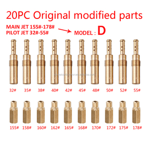 Kit de 20 buses principales pour carburateur de moto, buses pilotes lentes, injecteurs principaux, buses pour NSR PWK PWM PE Mikuni OKO <span class=keywords><strong>Keihin</strong></span> KOSO Carb - Product Image 6