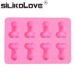 Moule à chocolat en silicone antiadhésif sans BPA, en forme de mini-pénis, 8 cavités, fabriqué par MUYULINS Factory, conforme aux normes LFGB et au platine - Product Image 3
