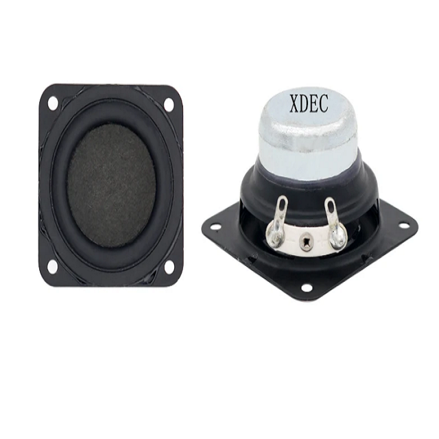 High-quality 48mm Square Multimedia Speaker 4ohm 10W Full Range Mini Stereo Speaker Horn Driver