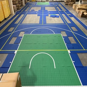 Dalles <span class=keywords><strong>de</strong></span> <span class=keywords><strong>terrain</strong></span> <span class=keywords><strong>de</strong></span> sport antidérapantes à emboîtement industriel, revêtement <span class=keywords><strong>de</strong></span> sol élastique en PP/TPE pour salle <span class=keywords><strong>de</strong></span> sport, basketball, pickleball, <span class=keywords><strong>terrain</strong></span> <span class=keywords><strong>de</strong></span> sport extérieur - Product Image 6