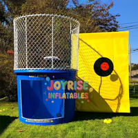 Jeu de fête commercial personnalisé en PVC, pliable, type « Castle », alternative au dunk tank, grand jeu d'eau pour location de fête et de carnaval