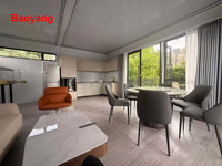 Maison Modulaire Conteneurisée à Châssis Acier, Panneaux Acoustiques Isolés, Unité de Co-Logement, Cabine Préfabriquée 40 pieds pour l'Hébergement Urbain en Location