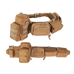 Cinturón Táctico MOLLE de Nailon Acolchado y Resistente - Cinturón de Patrulla Ajustable con Funda - Product Image 3