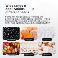 Machine électrique automatique pour assaisonnement de snacks, mélangeur de saveurs alimentaires, machine à enrober les amandes, le sirop de sucre, les petites confiseries et le chocolat 300mm