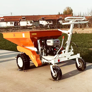 Spargitore di fertilizzante automatico piccolo spargitore di Compost semovente spargitore di fertilizzante a mano - Product Image 5