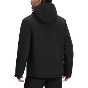 Chaqueta de Invierno con Capucha para Hombre, Ligera, Acolchada, Forrada de Forro Polar, Resistente al Agua y al Viento, para Esquí y Nieve - Product Image 2