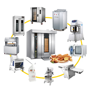 Lớn điện gas DIESEL thương mại 32 khay lò quay thiết bị làm bánh đa chức năng bánh Pizza Bánh Mì Bánh mì baguette lò - Product Image 6