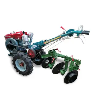 Harga murah kecil 10HP traktor berjalan dengan Ridging Mini suplai traktor tangan kedua peternakan