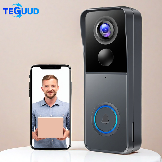 Waterproof 1080P HD Video Doorphone with Night Vision Smart Doorbell with Wifi Camera VIdeo Doorbell