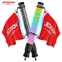 Lampes à spirale LED RGB COB Hyper Fat de 2,2 pouces, synchronisation musicale, télécommande par application, étanches IP67, tout-terrain ATV/UTV 12V/24V