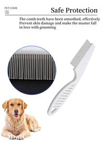 الأفضل مبيعًا مواد عالية الجودة من الفولاذ المقاوم للصدأ ABS لإزالة الشعر منتج تنظيف الحيوانات الأليفة والاستحمام - Product Image 3