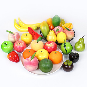 Modèles de fruits artificiels en mousse : raisins, pommes, bananes, oranges ; aides pédagogiques scolaires ; accessoires de décoration pour la photographie - Product Image 5