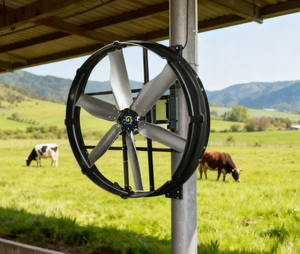 Ventilateur de circulation industriel de 72 pouces avec moteur CC sans balais pour la ventilation des usines et des entrepôts, ventilateur de refroidissement à haut volume pour grands espaces - Product Image 6